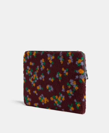 Wouf Ella - Çiçek Desenli Teddy Laptop Kılıfı 13" & 14"-Özel Koleksiyon