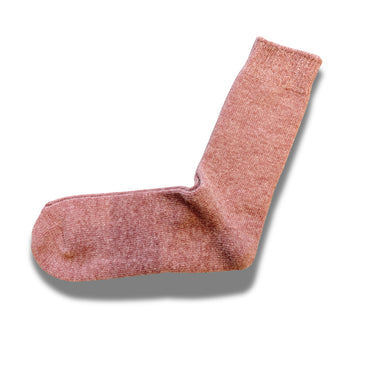 Endémique Studio The Wool Plain Peach-Kadın Yün Çorap