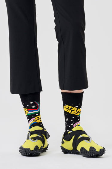 Happy Socks - Siyah Star Wars Desenli Pamuklu Erkek Çorap