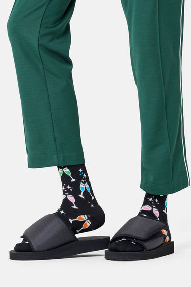 Happy Socks - Kutlama Desenli Pamuklu Erkek Çorap
