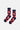 Happy Socks -Lacivert Noel Baba Desenli Pamuklu Erkek Çorap