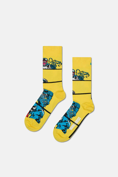Happy Socks - Çok Renkli Spider-Man Desenli 3’lü Erkek Çorap Seti