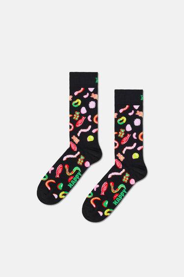 Happy Socks - Çok Renkli Cadılar Bayramı Desenli Pamuklu 2’li Erkek Çorap Seti