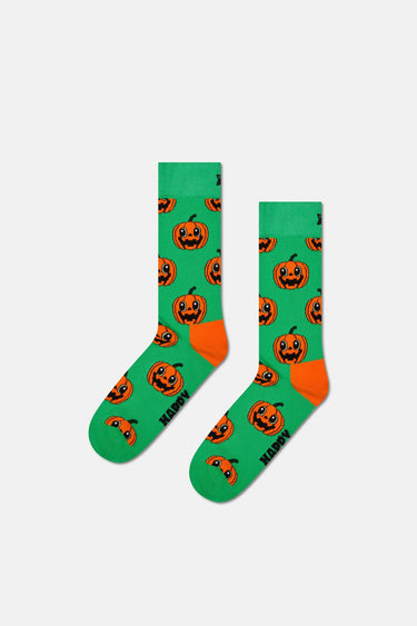 Happy Socks - Çok Renkli Cadılar Bayramı Desenli Pamuklu 2’li Erkek Çorap Seti