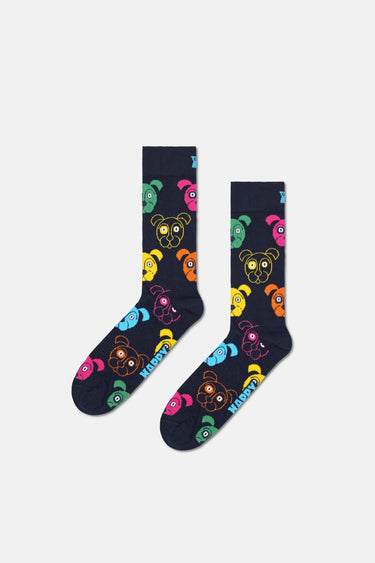 Happy Socks - Köpek Desenli Pamuklu 3’lü Kadın Çorap Seti