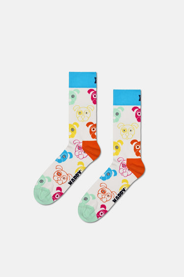 Happy Socks - Köpek Desenli Pamuklu 3’lü Kadın Çorap Seti