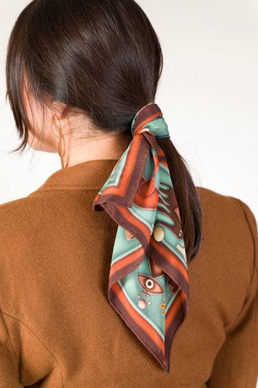 The Carnivalist Ancient Sun 55X55 cm İpek Fular