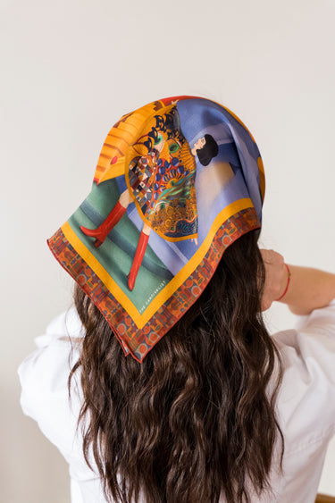 The Carnivalist Funky Town 55X55 cm İpek Fular