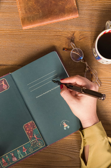 The Carnivalist Velvet Carousel Kumaş Kapak Konsept Defter
