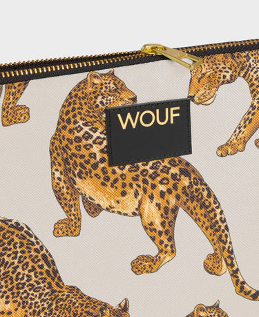 Wouf The Leopard - Leopar Desenli Laptop Kılıfı 13" & 14"