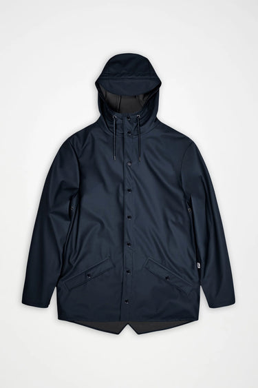 Rains Jacket Navy-Kısa Yağmurluk