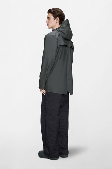 Rains Jacket Grey-Kısa Yağmurluk