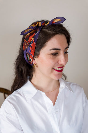 The Carnivalist Stairbirds 55X55 cm İpek Fular