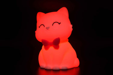 Dhink Silikon Gece Lambası Kedi Tosh
 Beyaz