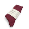 Endémique Studio The Wool Plain Maroon-Kadın Yün Çorap