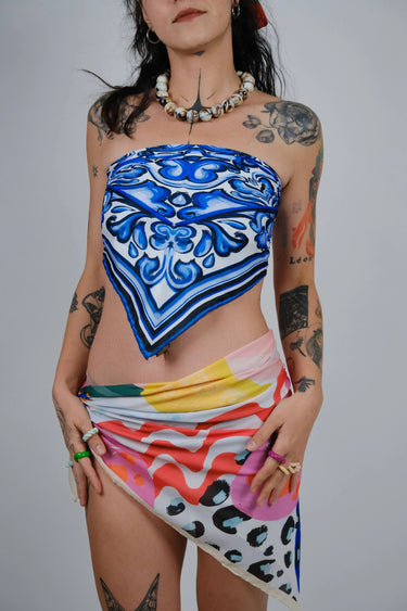 Less Atelier Tile Blue Fular