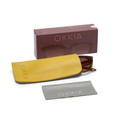 Okkia Silvia Güneş Gözlüğü Kahverengi/Açık Pembe Degrade
