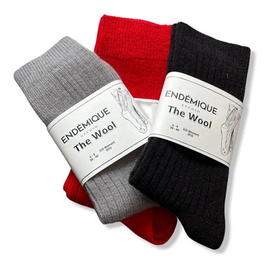 Endémique Studio The Wool Vl Coin-Kadın Yün Çorap