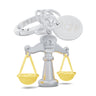 Metalmorphose Burç Koleksiyonu _x000d__x000d__x000d__x000d__x000d__x000d__x000d_
 Terazi Anahtarlık / Çanta Aksesuarı