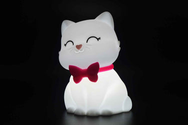 Dhink Silikon Gece Lambası Kedi Tosh
 Beyaz