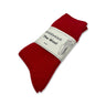 Endémique Studio The Wool Plain Red-Kadın Yün Çorap