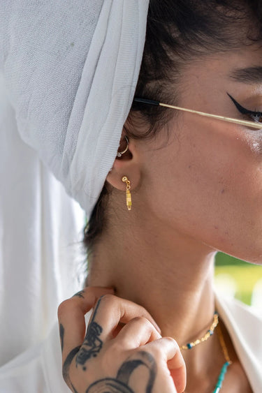 Miklan Arizona Gold Küpe