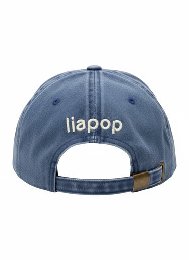 Liapop Lucky Person Energy Washed Blue Şapka