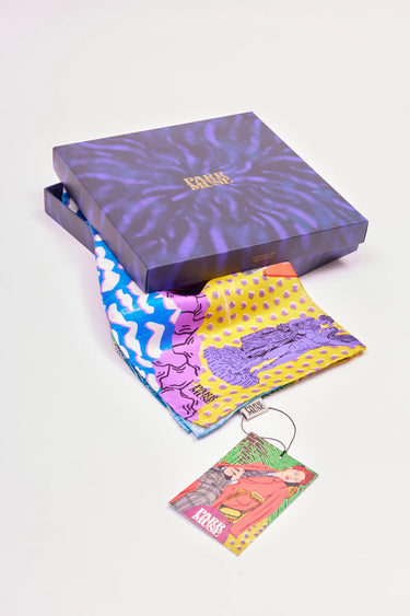 Parrmuse Kephalos & Prokris İpek Eşarp