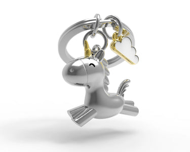 Metalmorphose 3D Uçan Unicorn Anahtarlık