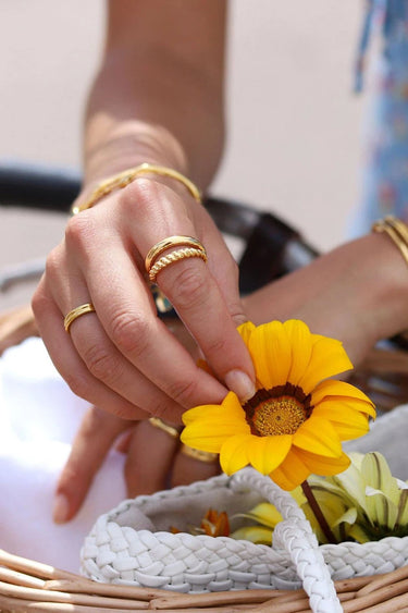 Miklan Gold Radial Yüzük