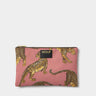 Wouf Blush Leopard XL Pouch Bag El Çantası