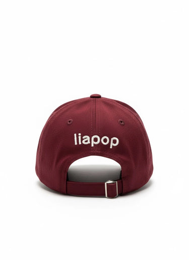 Liapop Luxury is Overrated Burgundy Şapka