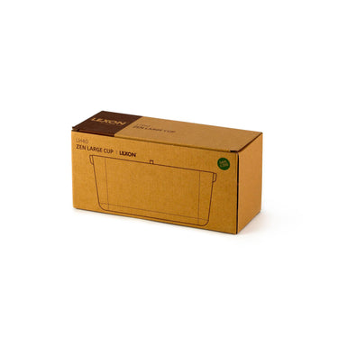 Lexon Zen Large Cup Bambu-Beyaz