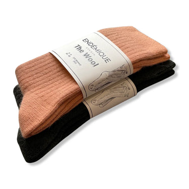 Endémique Studio The Wool VL Blue-Kadın Yün Çorap