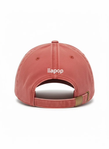 Liapop Future Looks Friendly Washed Burnt Orange Şapka