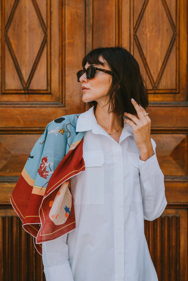 Neymiş Ya Düzse-68x68 Pamuk Fular