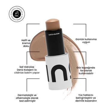 Ino Catch Sculpt Bronzer Stick - Dune