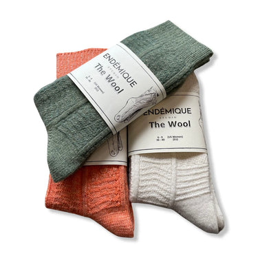 Endémique Studio The Wool VL Blue-Kadın Yün Çorap
