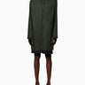Rains Long Jacket Green Yağmurluk