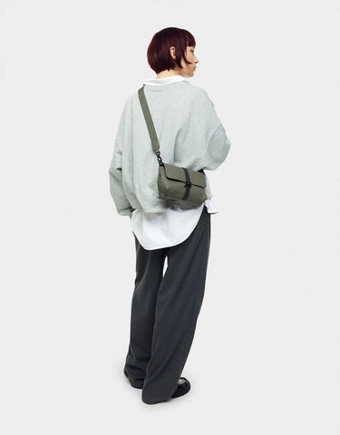 Gaston Luga Spläsh Crossbody Bag - Olive Çapraz Çanta
