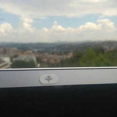 Laptop & Tablet Kamera Kapatıcı | Space Ship Mini | Beyaz