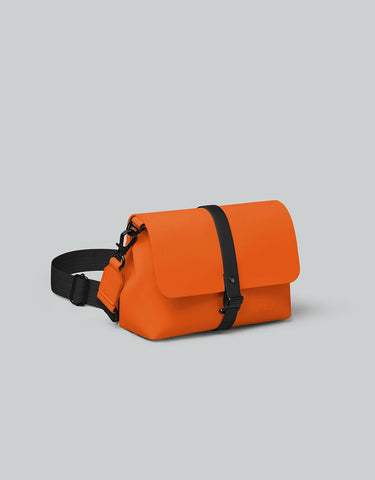 Gaston Luga Spläsh Crossbody Bag - Orange Flame Çapraz Çanta