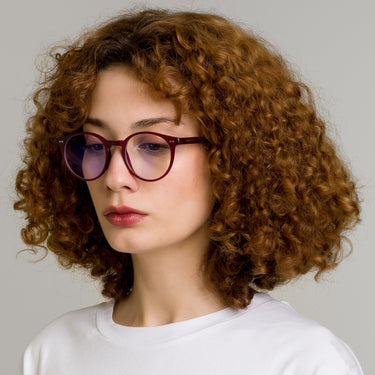 Endémique Studio NO 10 Anti-Blue Matt Burgundy Ekran Gözlüğü