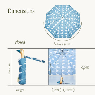 Original Duckhead Denim Moon Compact Duck Umbrella
