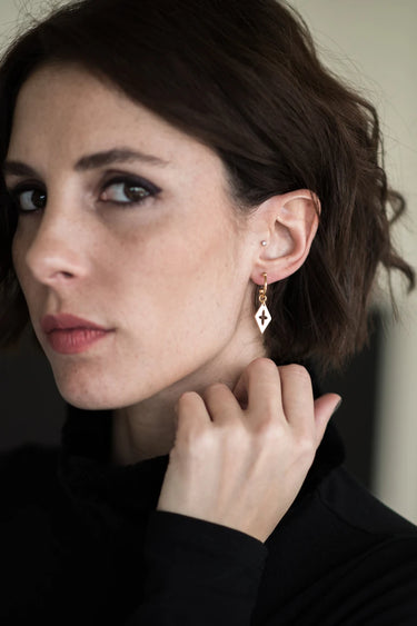 Miklan Imagine Gold Hoops Küpe