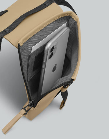 Gaston Luga Spläsh Mini Crossbody Omuz Çantası - Latte Çapraz Çanta