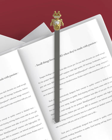 Metalmorphose Robot Kitap Ayracı Gold