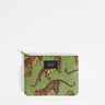 Wouf Olive Leopard Pouch El Çantası