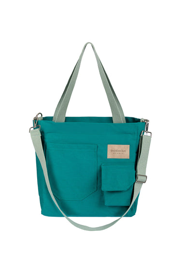 Endémique Studio La Lune Tote Bag Small Tiffany Blue