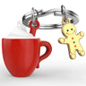 Metalmorphose Köpüklü Fincan ve Gingerbread Anahtarlık